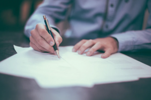 signing of contract