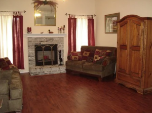 indoor fireplace